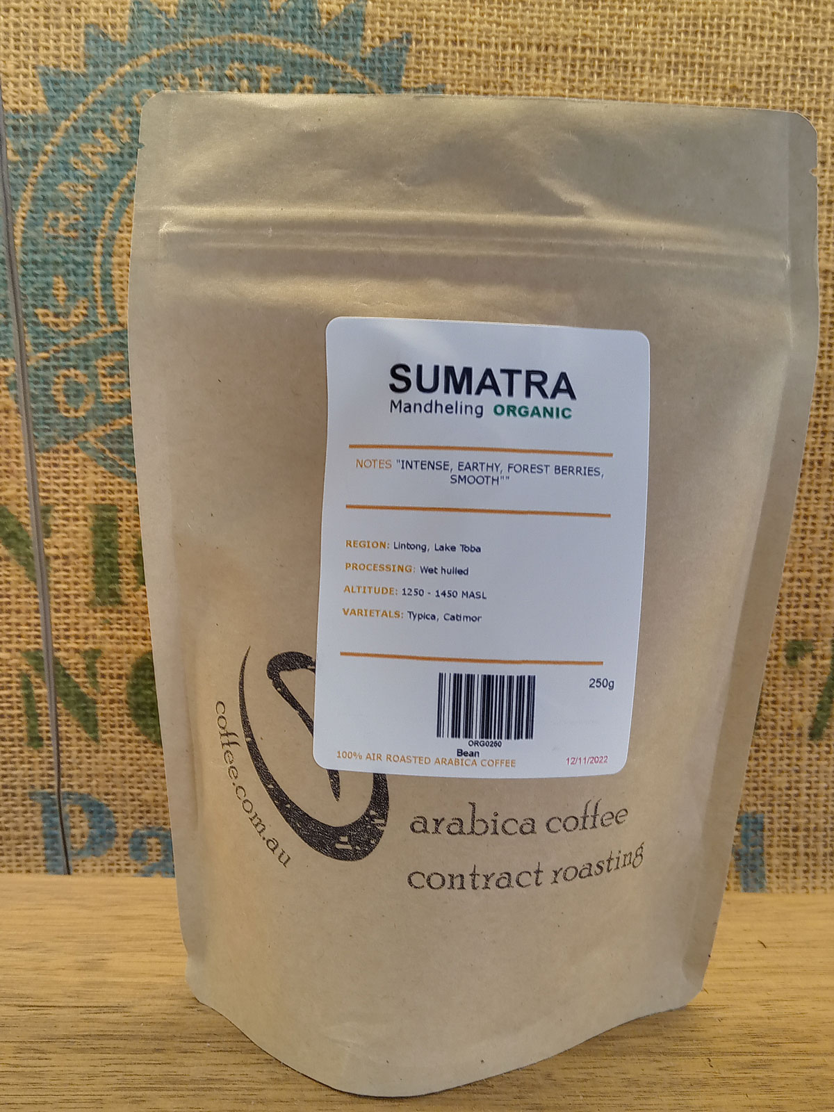 Sumatran Mandheling ORGANIC