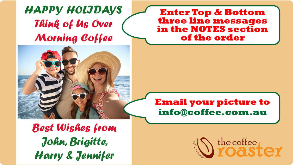 Choose blend or single origin for Fresh roasted coffee holiday gift
