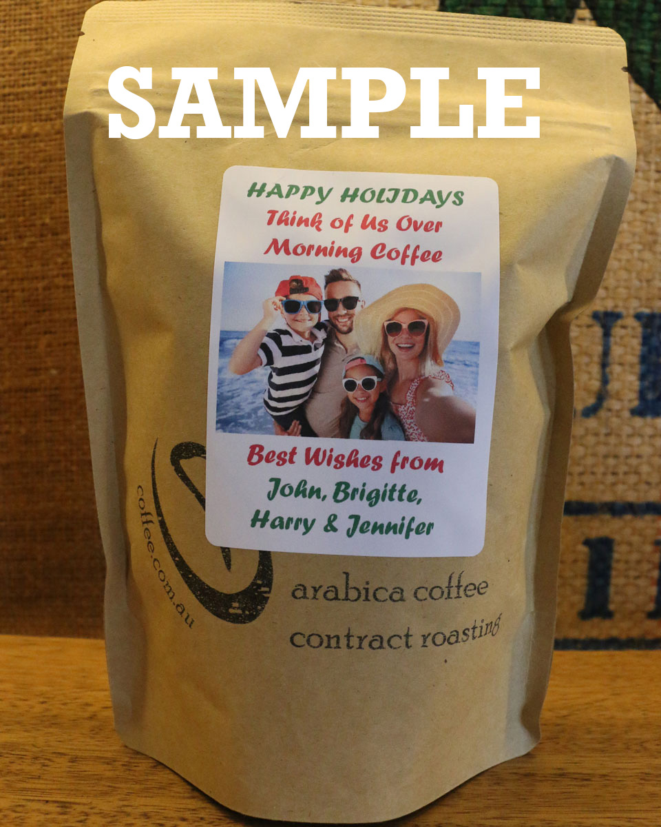 Four at Beach HOLIDAY COFFEE GREETING PACK