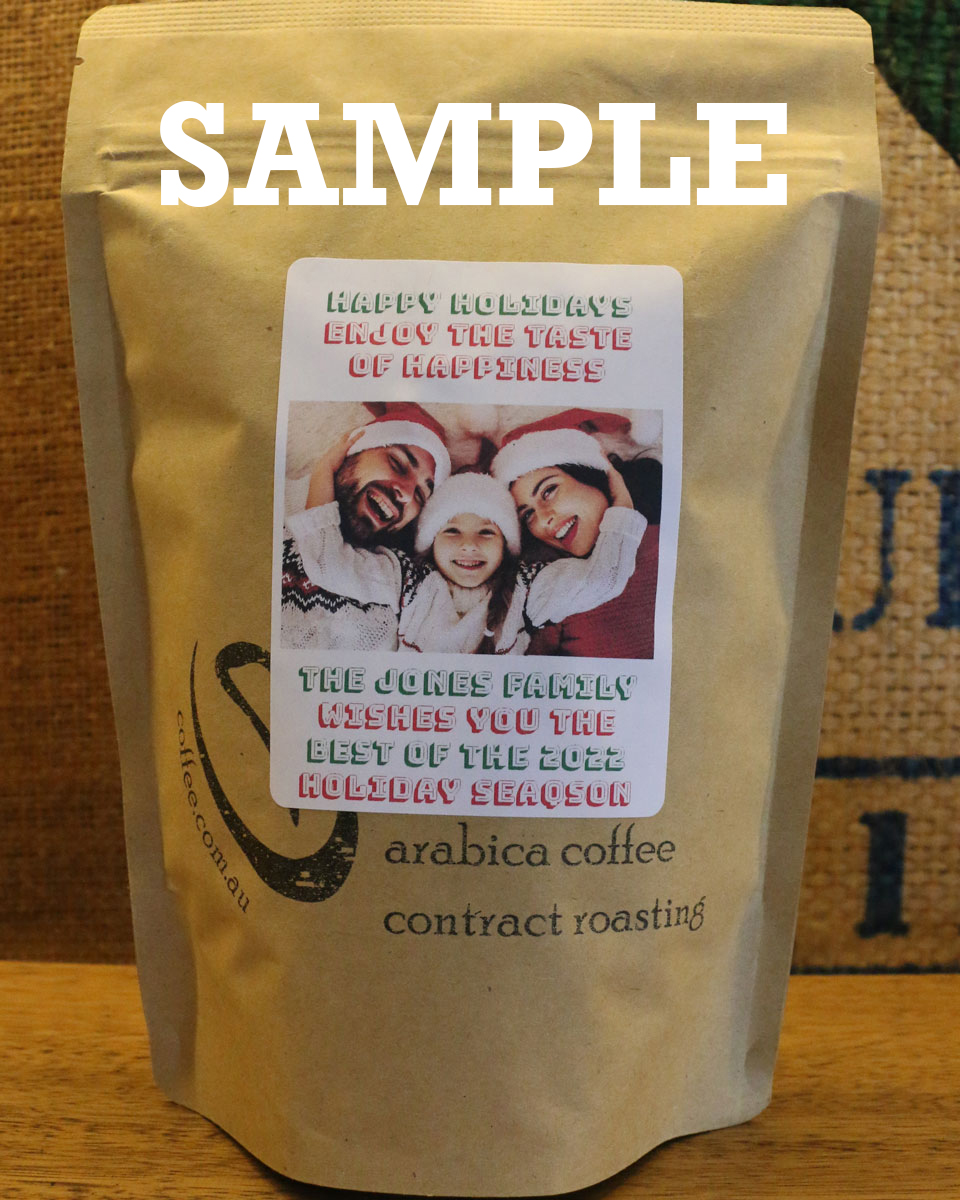Santa-Three HOLIDAY COFFEE GREETING PACK